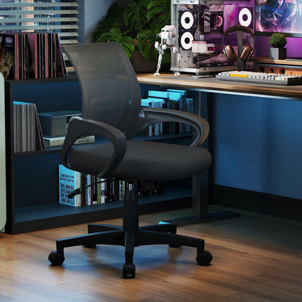 Dreamade Ergonomic Mesh Office Chair | Mid-Back Computer Chair with Breathable Backrest