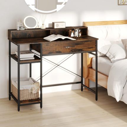 Dreamade Computer Desk with Monitor Shelf