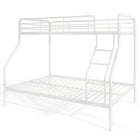 Dreamade Metal Bunk Beds Twin Over Full Size, Heavy Duty Bunk Bed for Teens Adults with Ladder & Guardrails