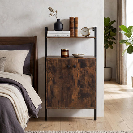Dreamade 38" Tall Bookshelf with Storage Cabinet (1/2)
