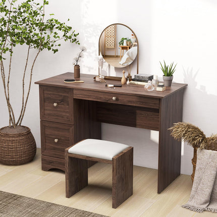 Dreamade Computer Desk with 2 Drawers