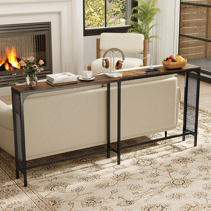 Dreamade 71” Console Table with Power Outlet