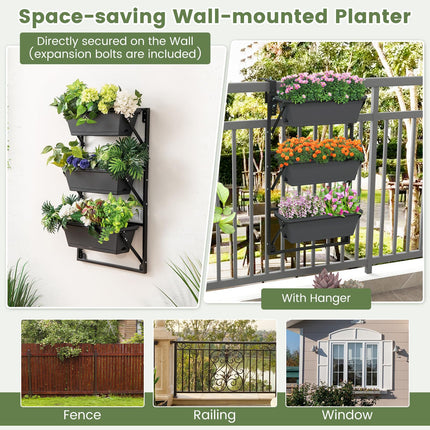 Dreamade Vertical Raised Garden Bed, Hanging & Wall-Mounted Planter Garden Boxes
