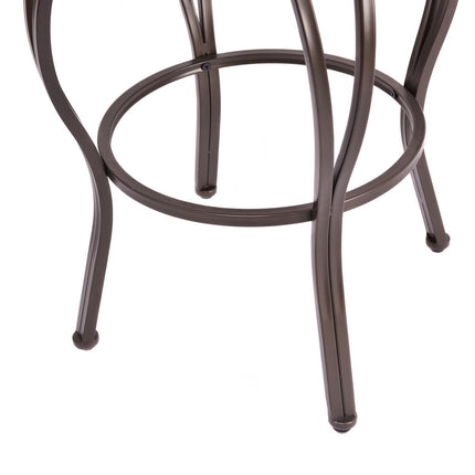 Dreamade Bar Stools Set of 2, 360 Degree Swivel, 30" Counter Height Bar Stools