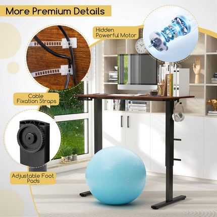 Dreamade Electric Standing Desk, Height Adjustable Stand up Desk