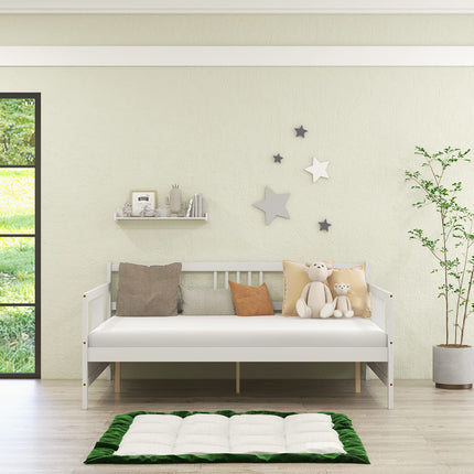 Dreamade Full Size Daybed, Wooden Daybed Sofa Bed Frame with Wood Slat Support for Kids Teens (Full)