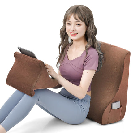 Dreamade Bed Wedge Pillow for Sleeping, 7.5 Inch Triangle Pillow Wedge for Neck Back Leg Support