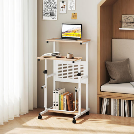 Dreamade Small Standing Desk for School Lecture Home Office