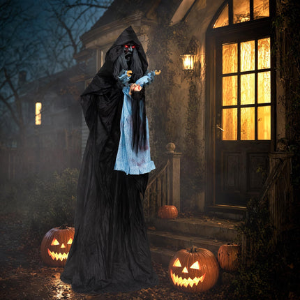 DREAMADE 7.2 FT Soul Snatcher Animatronic Animated Ghost Halloween Decor