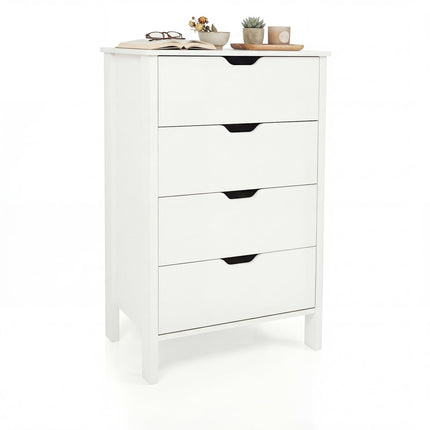 Dreamade 4 Drawer Storage Cabinet with Handles & Anti-Tipping Kits