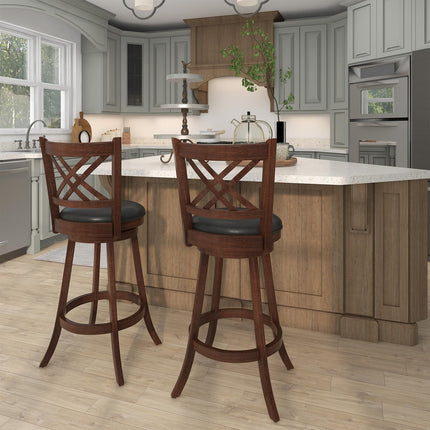 360° Swivel Barstools Set of 2 - Dreamade