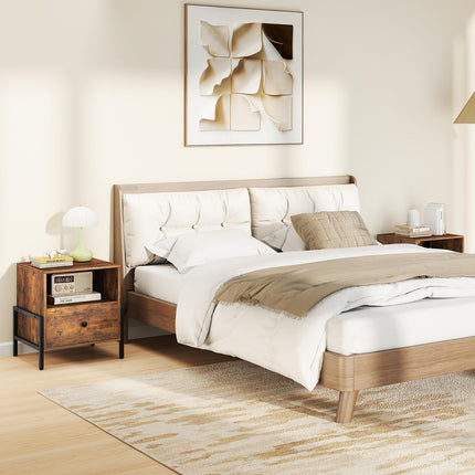 Dreamade Nightstand with Charging Station