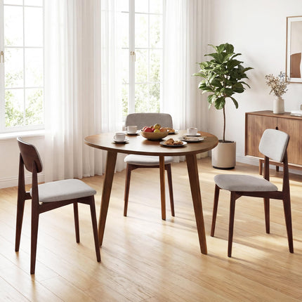 Dreamade 35.5-Inches Round Dining Table for 4