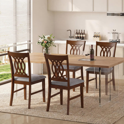 Dreamade Upholstered Dining Chairs Set of 2/4 for Kitchen