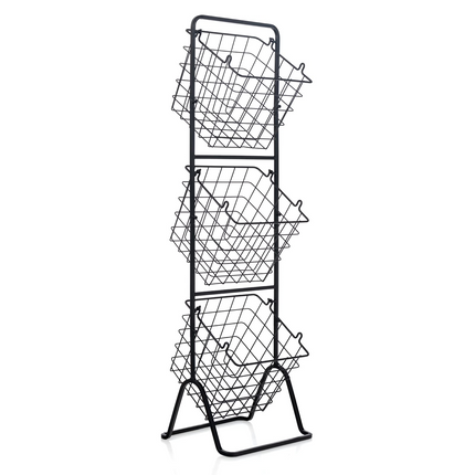 Dreamade 3-Tier Wire Basket Stand