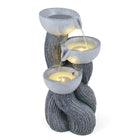 Dreamade 3-Tier Outdoor Water Fountain with Lights
