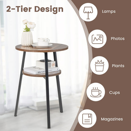 Dreamade Round End Table Set