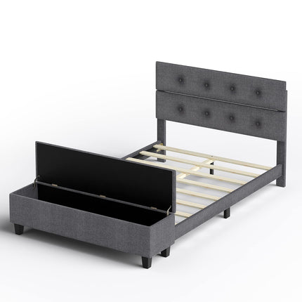Bed Frame with Ottoman Storage - Dreamade