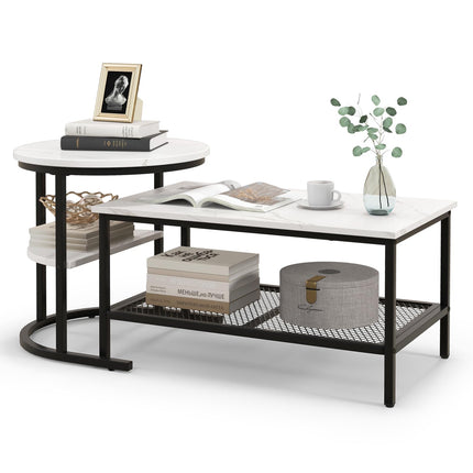 Dreamade Nesting Coffee Table Set