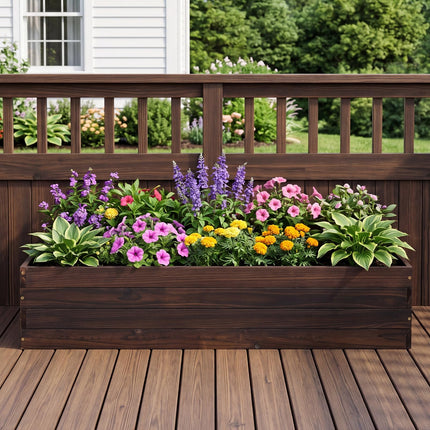 Dreamade 45" x 23" Fir Wood Raised Garden Bed (1/2)
