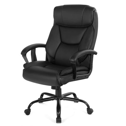Dreamade 500 lbs Big and Tall Office Chair, Massage Executive Chair w/ 6 Vibrating Points