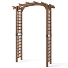 Dreamade 7.5FT Wood Garden Arbor Trellis for Climbing Plants