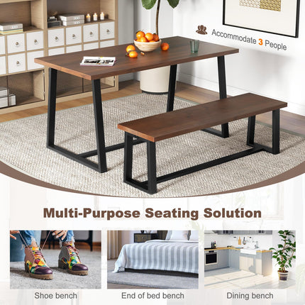 Dreamade 56.5" L Wood Dining Bench