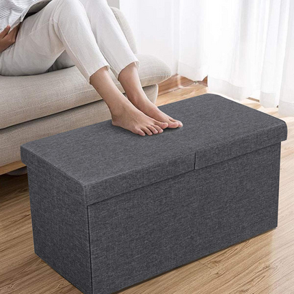 Dreamade Folding Storage Ottoman 30 Inches W/ Lift Top