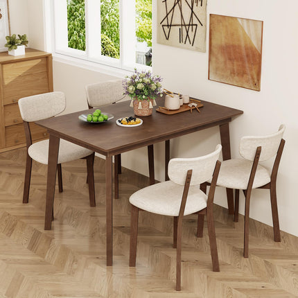 Dreamade 48-Inches Rectangular Wooden Dining Table for 4