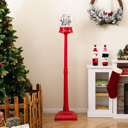 Dreamade 5 Ft Christmas Snow Globe Lantern ( Snowing Santa with Ferris Wheel )