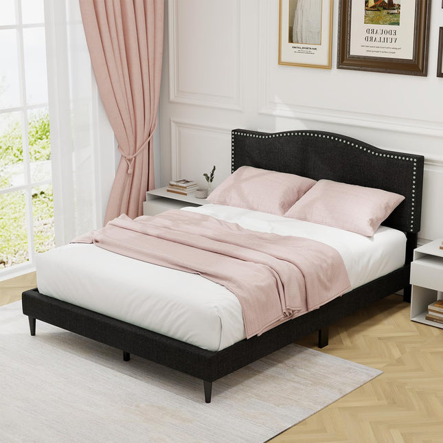 Dreamade Queen Bed Frame with Headboard