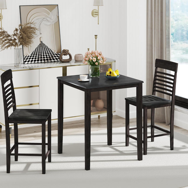 Dreamade 3-Piece Dining Table Set for 2 for Small Place