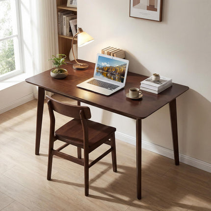 Dreamade Dining Table for 4-6 People 47" Rectangular Wooden Kitchen Table