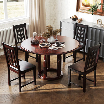 Dreamade Wooden Dining Chairs Set of 2/4