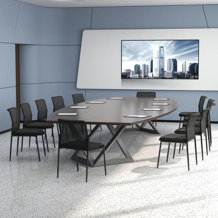 Dreamade Waiting Room Chairs - Stackable Guest Chairs w/Ergonomic Backrest