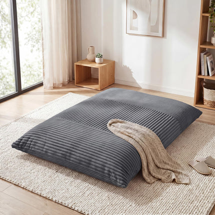 Dreamade 3-in-1 Bean Bag Chair with Soft Crushed Sponge & Comfy Corduroy Fabric