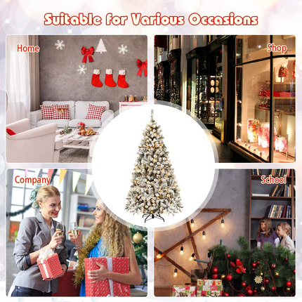 Dreamade 6ft Pre-Lit Artificial Christmas Tree - DreamadeUS