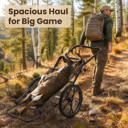 DREAMADE Deer Cart | Foldable Hunting Game Hauler with 500 LBS Capacity