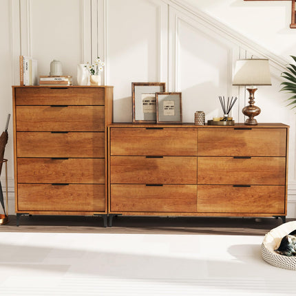 Dreamade Wooden Storage Cabinet with Anti-Tip Kit & Sturdy Metal Legs