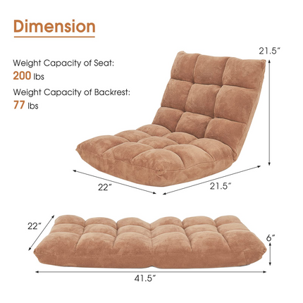 Dreamade Floor Chairs for Adults - Floor Gaming Chair