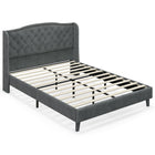 Dreamade Queen/Full Size Velvet Upholstered Bed Frame