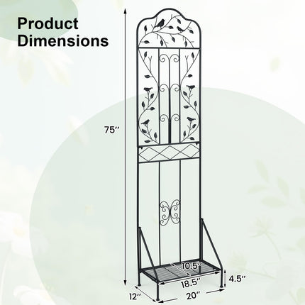 Dreamade Metal Garden Trellis for Climbing Plants