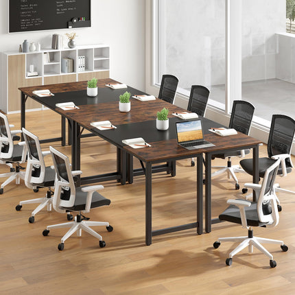 Dreamade 1/2/4/6 PCS 63" x 24" Rectangular Large Meeting Room Desk