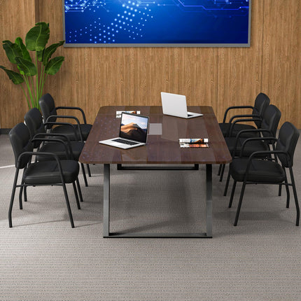 Dreamade Waiting Room Chair Set - Upholstered Reception Chairs with Mixed PU Leather