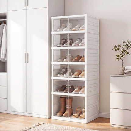 Dreamade 6-Tier Foldable Shoe Rack Organizer