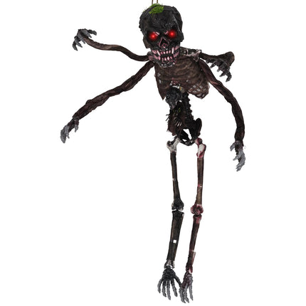 Dreamade 6 FT Animated Halloween Decoration Hanging Zombie Sound-Activated Skeleton Decoration