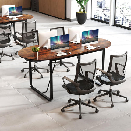 Dreamade 71" Conference Table with Cable Management Grommet