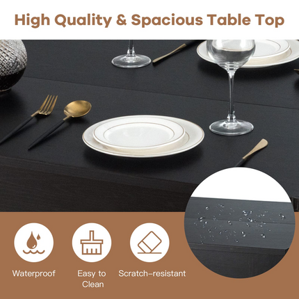 Dreamade 5 Pieces Dining Table Set, Modern Kitchen Table Set