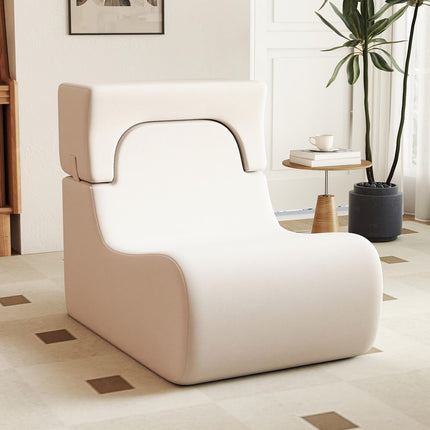 Dreamade Floor Chair for Adults, Lazy Sofa with Detachable Headrest