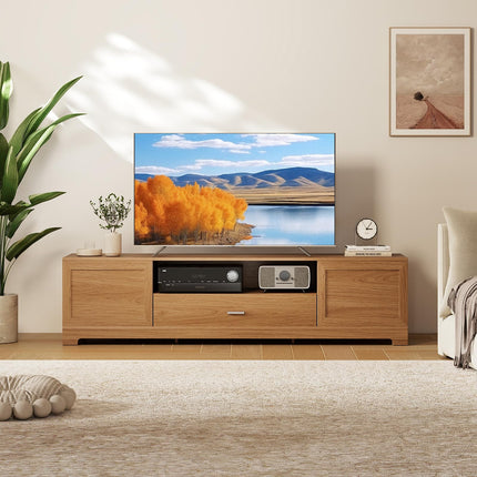 Dreamade Farmhouse Rustic TV Stand for TVs up to 80"